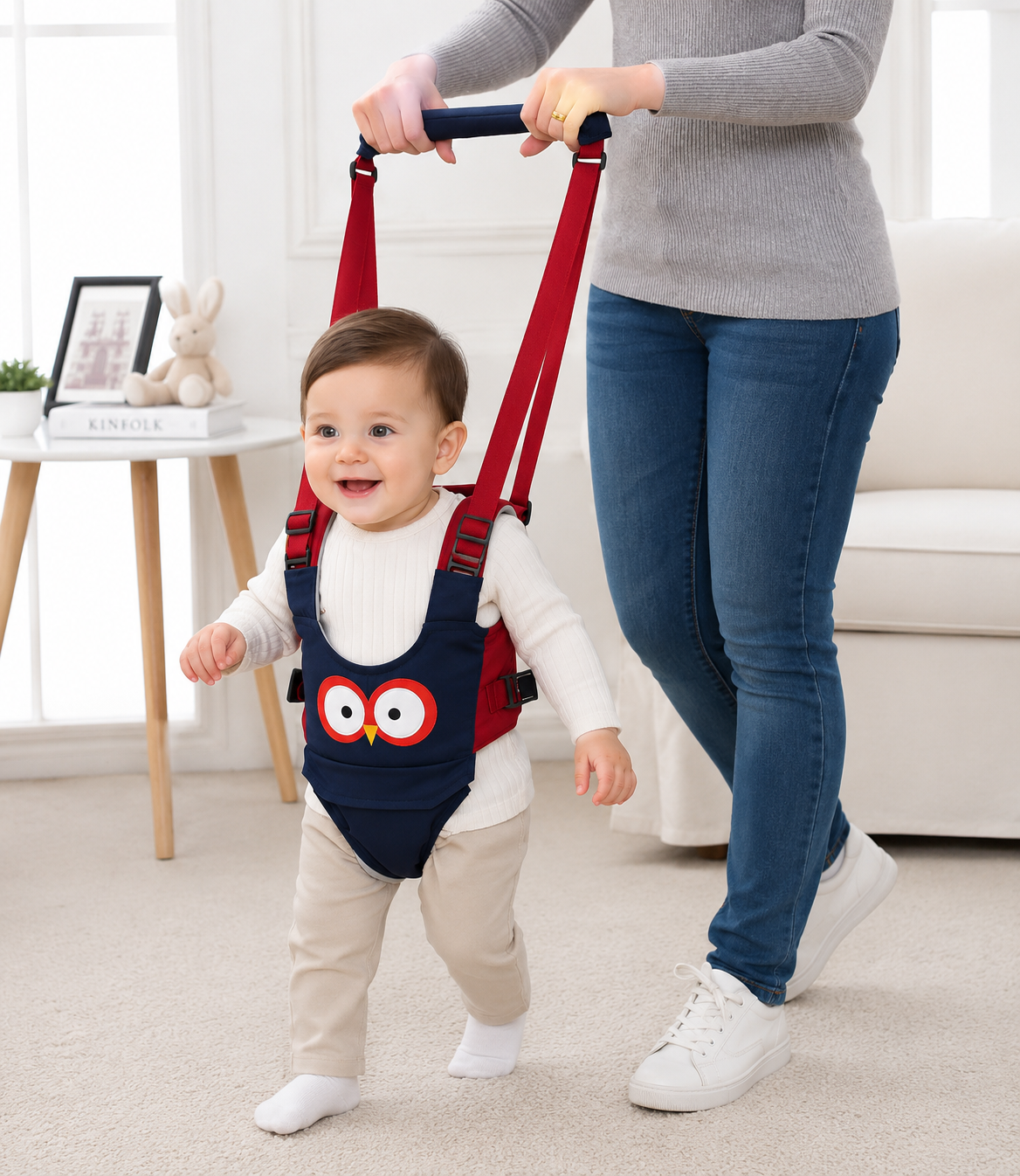 Baby Walking Harness – Toddler Safety Belt with Handle for Learning to Walk