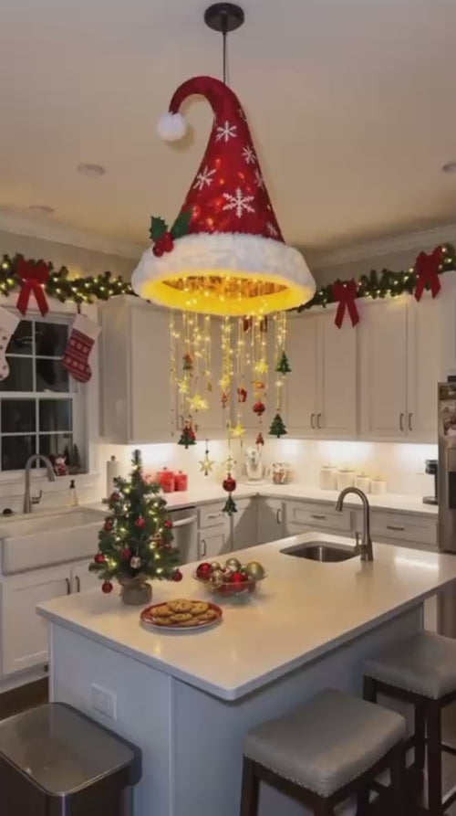 Glow Hat Lights glowing in a cozy kitchen