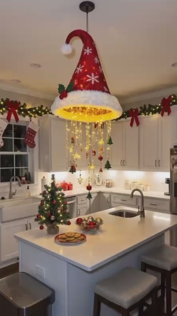 Glow Hat Lights glowing in a cozy kitchen